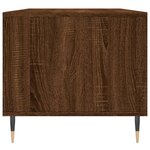 vidaXL Table basse Chêne marron 90x49x45 cm Bois d'ingénierie