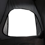 vidaXL Tente de camping à dôme 2 personnes gris et orange imperméable