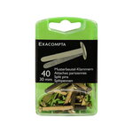 Exacompta - boîte de 40 attaches parisiennes 30mm dorées