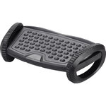 Q-connect repose-pieds - Ajustable avec fonction de balancement - 41.7x22.5x13.5cm - Noir