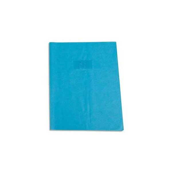 Protège-cahier Grain Cuir 20/100ème 21x29,7 Bleu clair CALLIGRAPHE