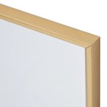 vidaXL Miroir Doré 60x60 cm