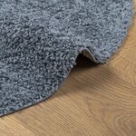 vidaXL Tapis shaggy PAMPLONA poils longs moderne bleu Ø 240 cm