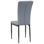 vidaXL Chaises à manger lot de 2 Gris clair Velours
