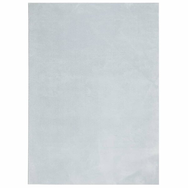 vidaXL Tapis HUARTE à poils courts doux et lavable bleu 240x340 cm