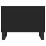 vidaXL Table basse Noir 60x44 5x45 cm Bois d'ingénierie