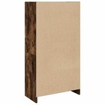 vidaXL Bibliothèque chêne fumé 57x28 5x107 5 cm bois d'ingénierie