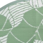 vidaXL Tapis d'extérieur vert Ø160 cm PP