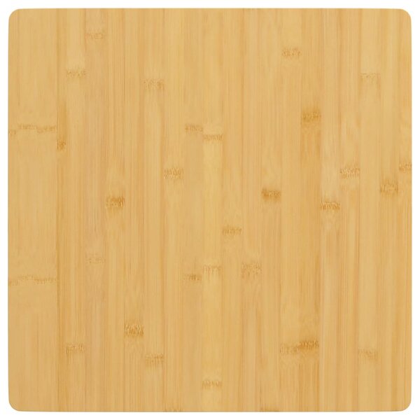 vidaXL Dessus de table 50x50x1 5 cm bambou