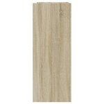 vidaXL Table console chêne sonoma 100x35x90 cm bois d'ingénierie