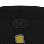 vidaXL Fauteuil de massage inclinable noir velours
