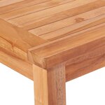 vidaXL Ensemble à manger de jardin 3 Pièces Bois de teck massif