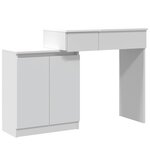 vidaXL Coiffeuse avec LED blanc 115x37x110 5 cm