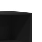 vidaXL Garde-robe noir 77x48x102 cm bois d'ingénierie