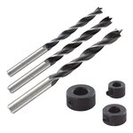 wolfcraft 3 forets et butées de profondeur 6  8  10 mm 2730000