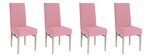 Housse de chaise extensible 23 x 18 x 18 cm - Rose