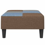vidaXL Repose-pied patchwork 77x55x31 cm tissu