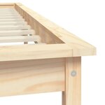vidaXL Cadre de lit 160x200 cm bois de pin massif
