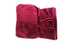 Grand plaid uni 200 x 220 cm - Rouge