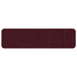 Tapis d'escalier vidaXL avec dos en latex Bourgogne 20x75 cm