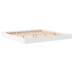 vidaXL Lit avec bibliothèque blanc 180x200 cm en bois d'ingénierie