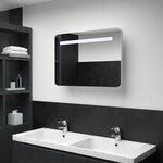 vidaXL Armoire de salle de bain à miroir LED 80x9 5x55 cm