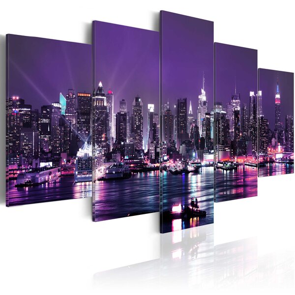 Tableau - purple sky l x h en cm 100x50