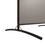 vidaXL Cloison de séparation 2 panneaux Anthracite 175x180 cm Tissu