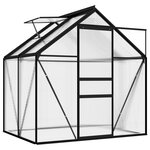 vidaXL Serre Anthracite Aluminium 2 47 m²