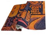 Tapis enfant NUMBER 60 x 90 cm - Orange