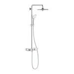 Grohe colonne de douche avec mitigeur thermostatique euphoria smartcontrol system 260 mono 26509000