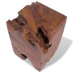vidaXL Tabouret Bois de teck massif