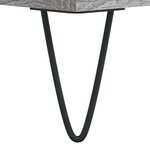 vidaXL Meuble TV sonoma gris 150x36x30 cm bois d'ingénierie
