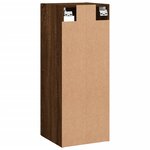 vidaXL Armoire murale chêne marron 34 5x34x90 cm