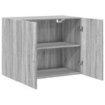 vidaXL Armoire murale sonoma gris 80x42 5x64 cm bois d'ingénierie