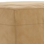 vidaXL Ensemble de canapés 3 Pièces avec coussins Marron Velours