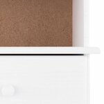 vidaXL Bibliothèque tiroirs ALTA blanc 77x35x186 5cm bois massif pin