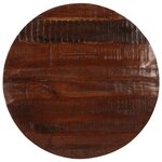vidaXL Dessus de table Ø 80x2 5 cm rond bois massif de récupération