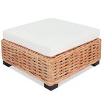 vidaXL Ensemble de canapés 14 Pièces Rotin naturel