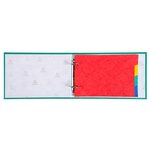 Classeur Rembordé Polypropylène Avec Intercalaires Pour Fiches Bristol 148x210 2 Anneaux 25mm - Couleurs Assorties - X 10 - Exacompta