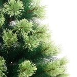 vidaXL Sapin de Noël artificiel à charnières avec support 210 cm