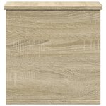 vidaXL Boîte de rangement chêne sonoma 30x35x35 cm bois d'ingénierie
