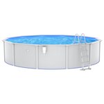 vidaXL Piscine avec échelle de sécurité 550x120 cm