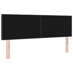 Tête de lit vidaXL avec boutons capitonnés Marron foncé 160 cm en tissu