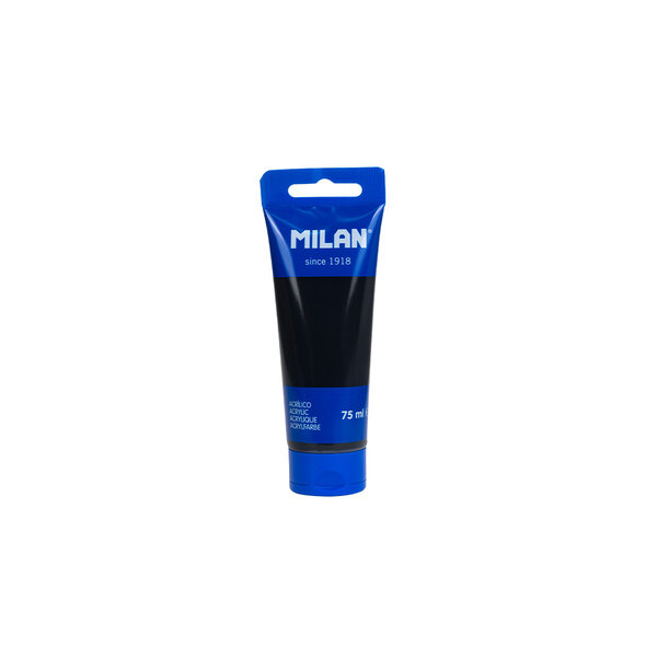 Tube 75ml peinture acrylique noir