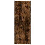 vidaXL Armoire à chaussures chêne fumé 52x37 5x100cm bois d'ingénierie
