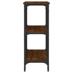 vidaXL Table console chêne marron 100x29x75 cm bois d'ingénierie