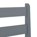 vidaXL Chaises de bar lot de 2 gris bois de pin solide