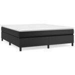 vidaXL Cadre de lit sans matelas noir 180x200 cm similicuir