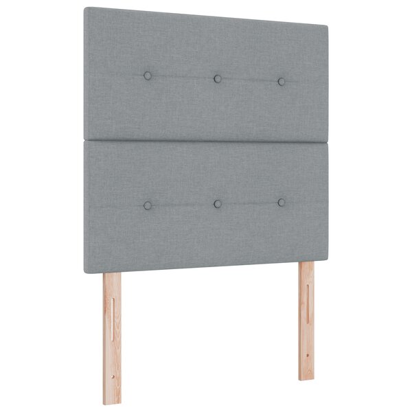 VidaXL Lumière de Tête LED Gris Clair 100 cm Tissu